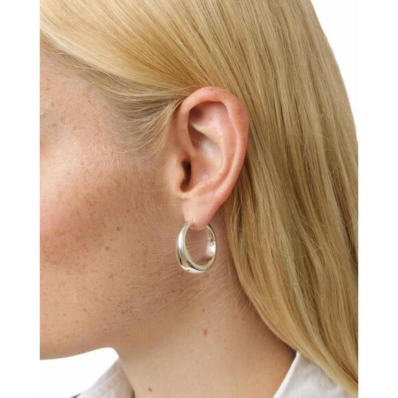 NEW LIÉ STUDIO andrea earrings in silver - Picture 2 of 3